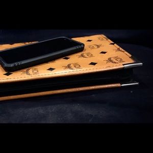 MCM Vintage zippered mini notebook